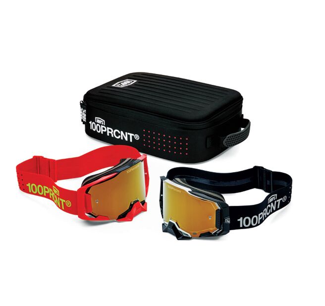 100% DUAL ARMEGA RACER PRO PACK BK/ 50072-10001