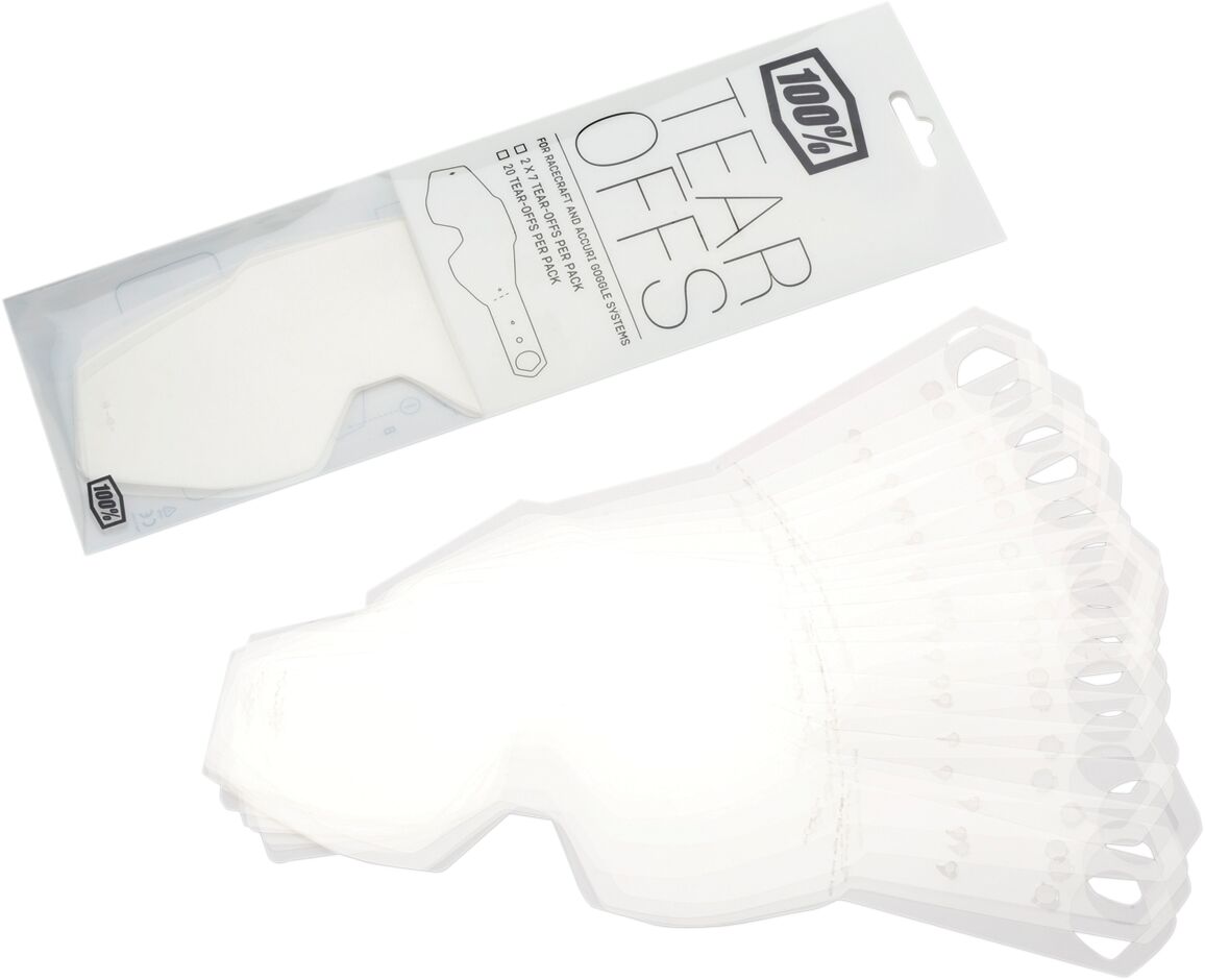 100% TEAR OFFS STANDARD RC1/AC1/ST1 59011-00001