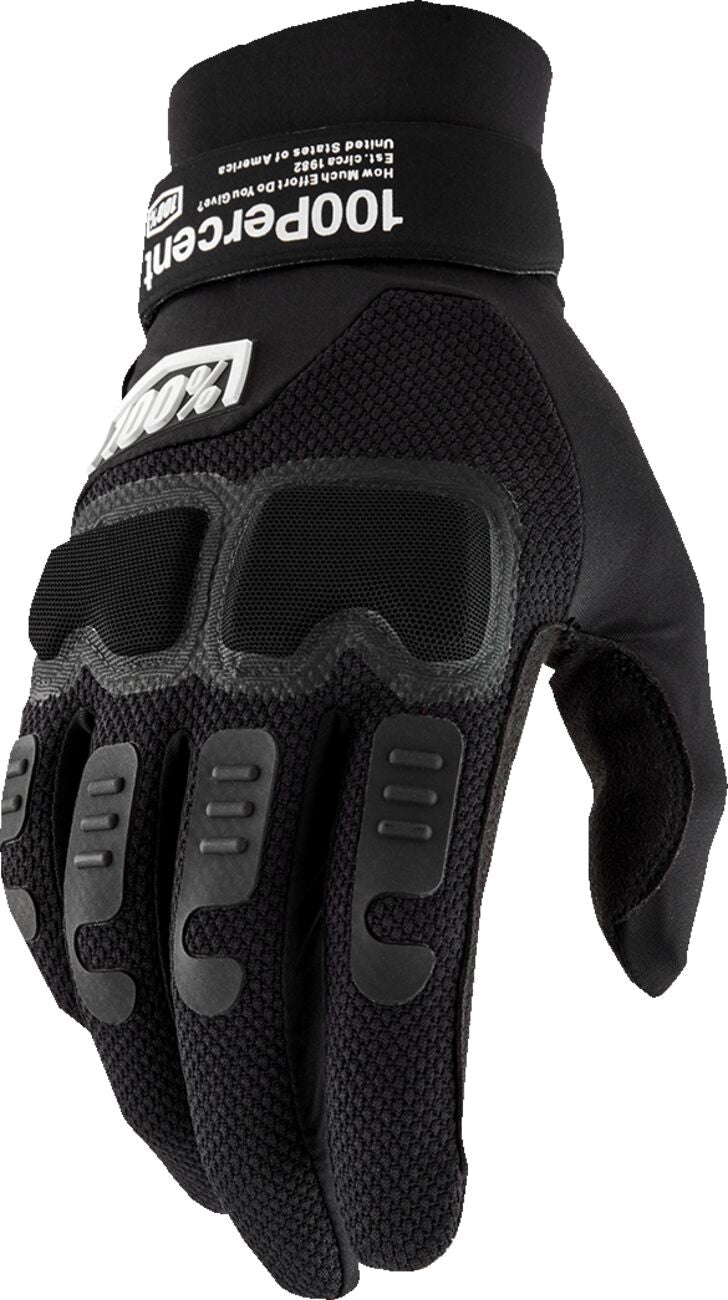 100% GLOVE LANGDALE BLACK SM 10029-00001