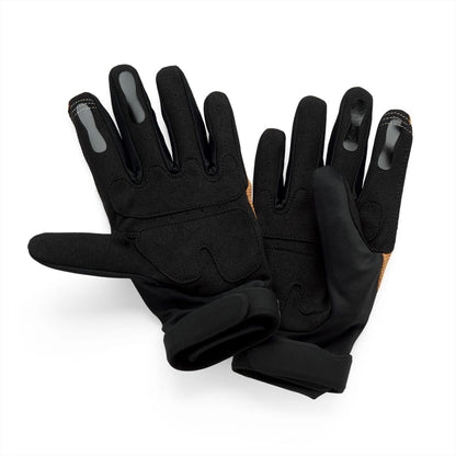 100% GLOVES LANGDALE BLACK/TAN - M 10029-00012