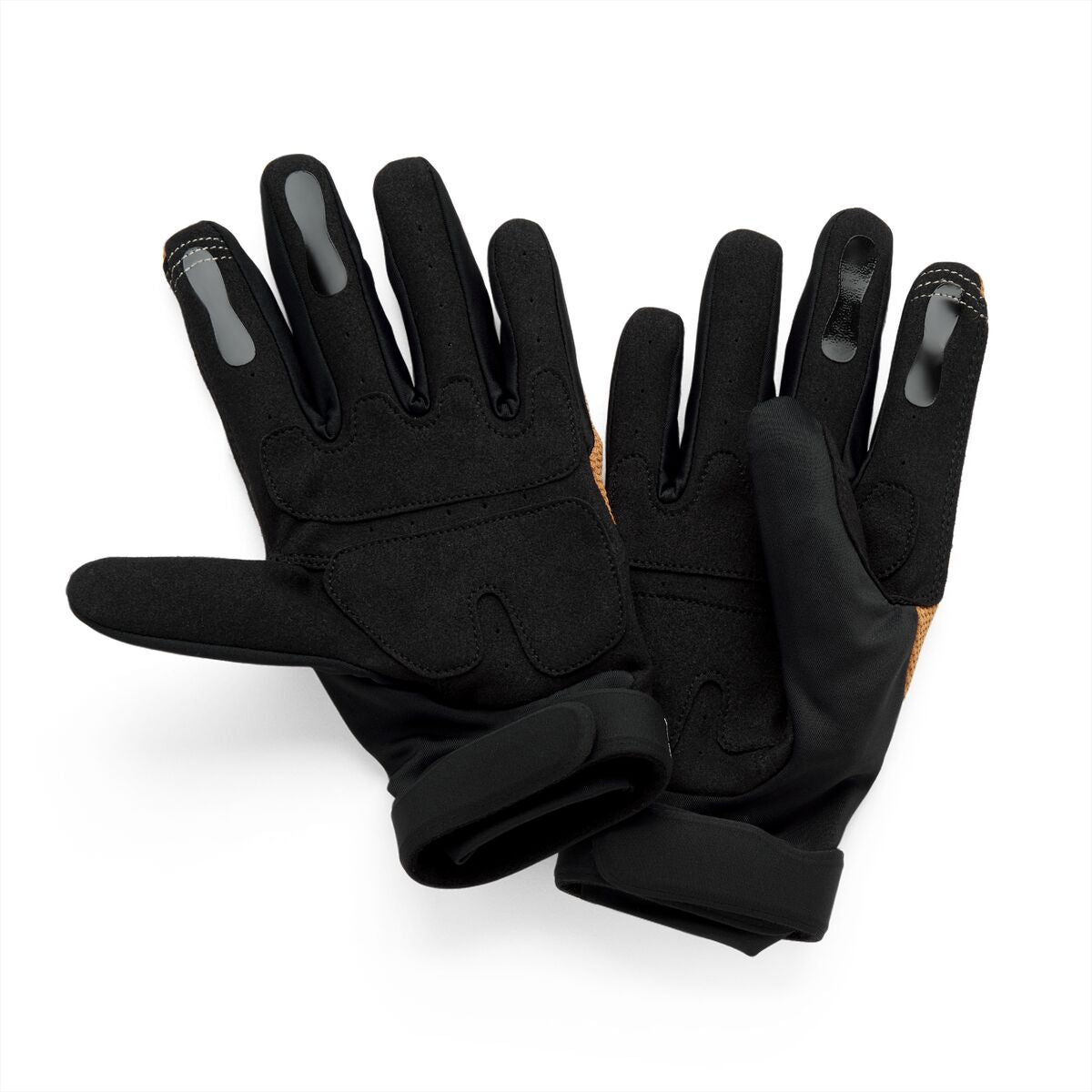100% GLOVES LANGDALE BLACK/TAN - XL 10029-00014