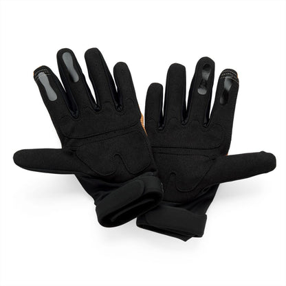 100% GLOVES LANGDALE BLACK/TAN - 2X 10029-00015