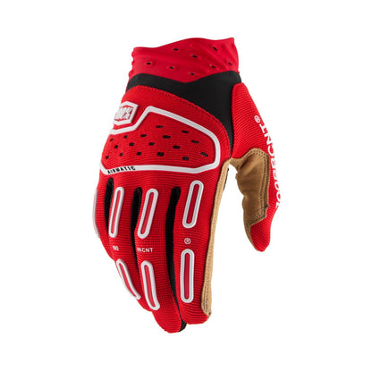 100% GLOVES AIRMATIC RED/BLACK - S 10041-00011