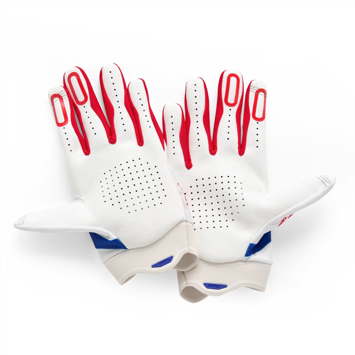 100% GLOVES ITRACK RED/WHITE/BLUE - 10044-00021