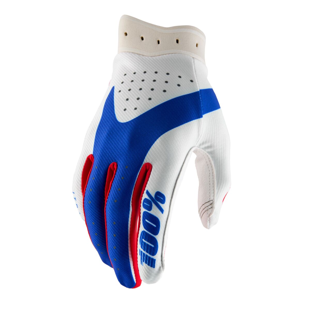 100% GLOVES ITRACK RED/WHITE/BLUE - 10044-00024