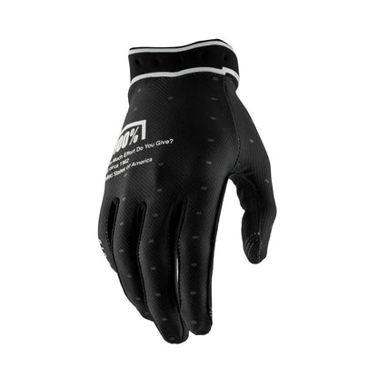 100% GLOVES RIDEFIT BLACK - 2XL 10046-00005