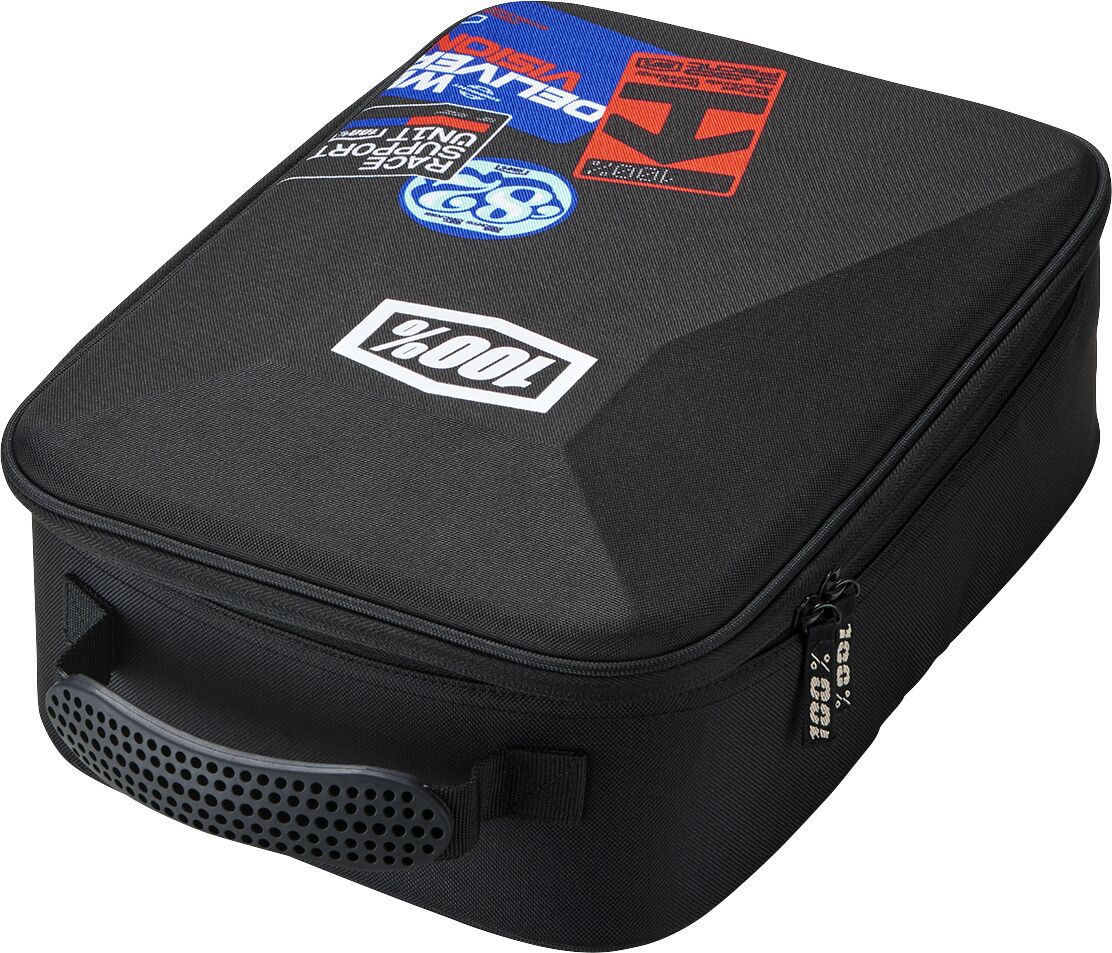 100% CASE GOGGLE 100% VALISE BLACK 29014-10004
