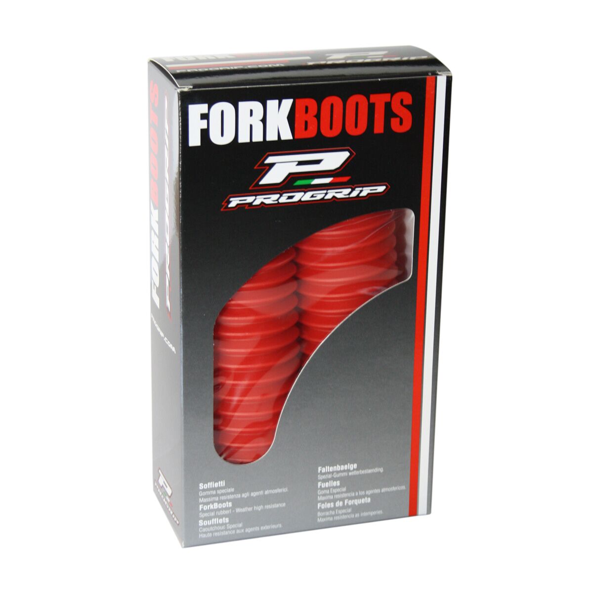 PRO GRIP FORK BOOTS THERMOPLASTIC RUBBER 2500 RED PA250037GORO