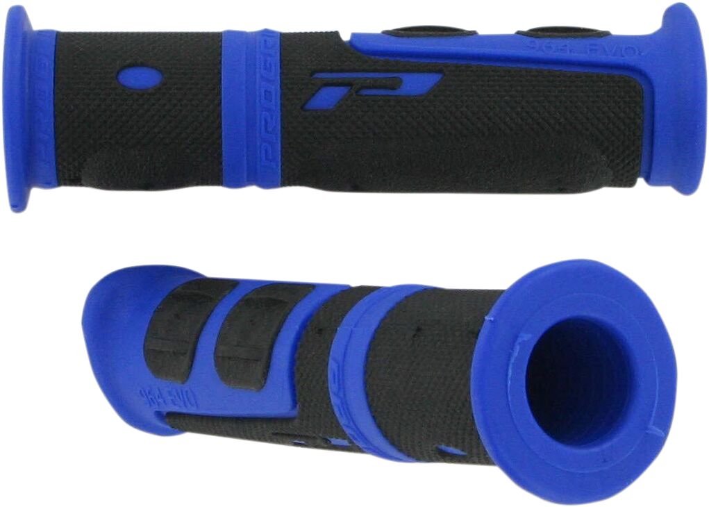 PRO GRIP GRIPS DOUBLE DENSITY ATV 964 CLOSED END BLACK/BLUE PA096422BL02