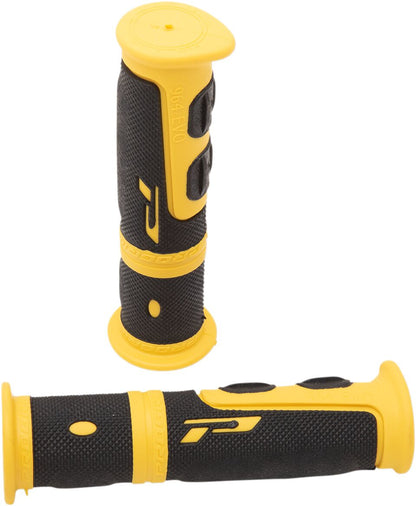 PRO GRIP GRIPS DOUBLE DENSITY ATV 964 CLOSED END BLACK/YELLOW PA096422GI02