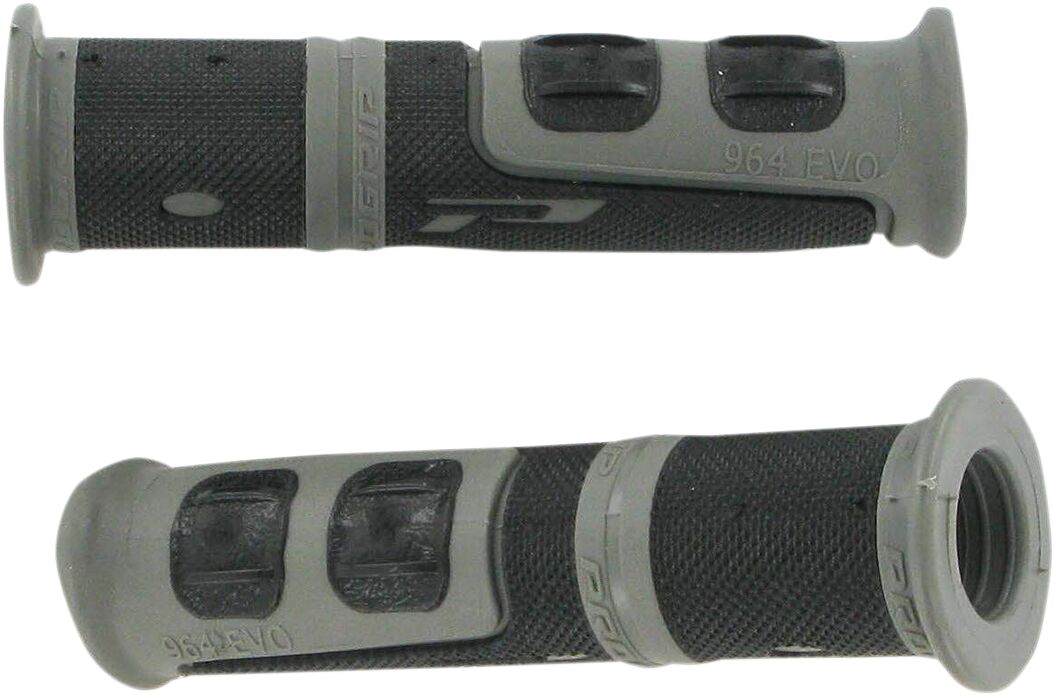 PRO GRIP GRIPS DOUBLE DENSITY ATV 964 CLOSED END BLACK/GRAY PA096422GR02