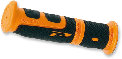 PRO GRIP GRIPS DOUBLE DENSITY ATV 964 CLOSED END BLACK/ORANGE PA096422AR02