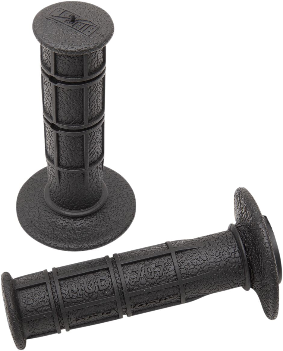 PRO GRIP GRIPS SINGLE DENSITY FULL WAFFLE OFFROAD 707 CLOSED END BLACK PA070700TR02