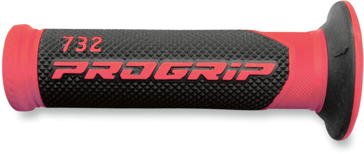 PRO GRIP GRIPS DOUBLE DENSITY ROAD 732 CLOSED END BLACK/RED PA073200RO02