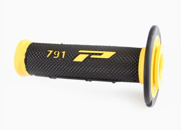 PRO GRIP GRIPS DOUBLE DENSITY OFFROAD 791 CLOSED END BLACK/YELLOW PA079100GI02