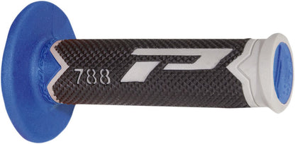 PRO GRIP GRIPS TRIPLE DENSITY OFFROAD 788 CLOSED END GRAY/TM BLUE/BLACK PA078800TGAZ