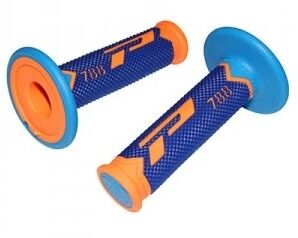 PRO GRIP GRIPS TRIPLE DENSITY OFFROAD 788 CLOSED END FLUO ORANGE/BLUE/LIGHT BLUE PA078800AFBA