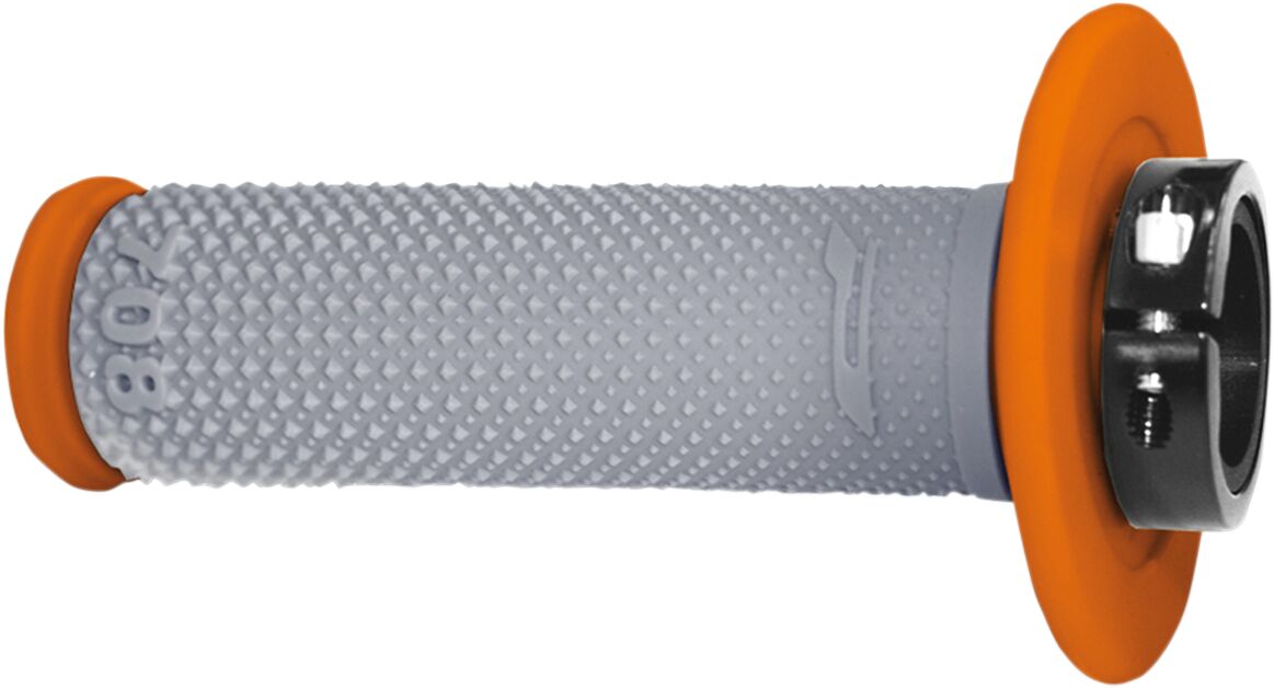 PRO GRIP 708 OFFROAD SINGLE DENSITY LOCK ON GRIPS ORANGE/GRAY PA070800ARGR