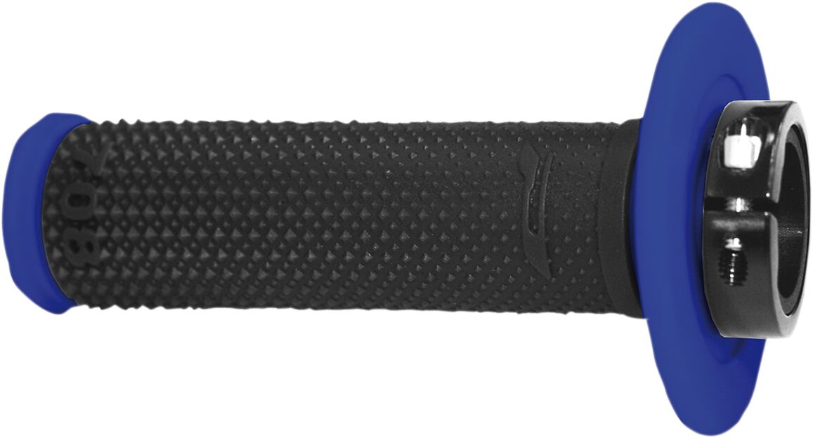 PRO GRIP 708 OFFROAD SINGLE DENSITY LOCK ON GRIPS BLUE/BLACK PA070800BL02