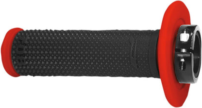 PRO GRIP 708 OFFROAD SINGLE DENSITY LOCK ON GRIPS RED/BLACK PA070800RO02