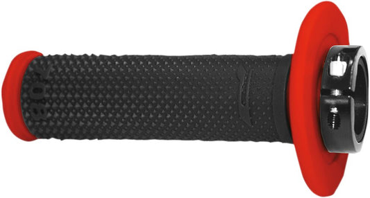 PRO GRIP 708 OFFROAD SINGLE DENSITY LOCK ON GRIPS RED/BLACK PA070800RO02