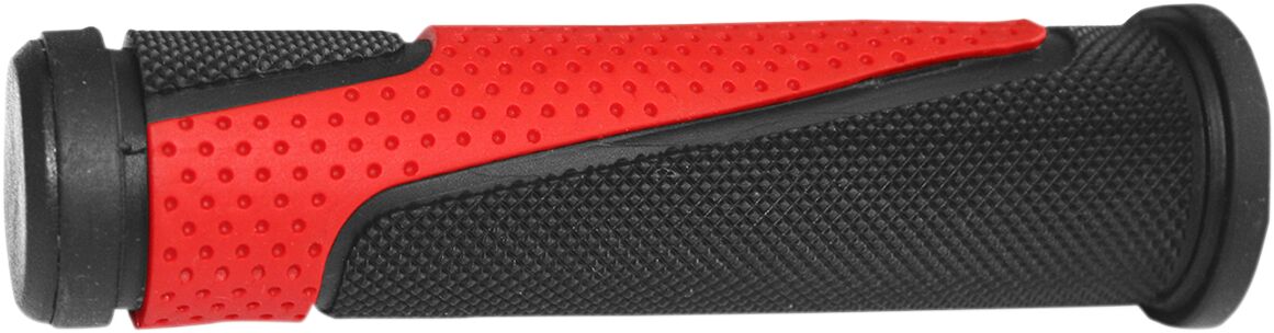 PRO GRIP 807 ATV/MTB DOUBLE DENSITY GRIPS OPEN END BLACK/RED PA080722NERO