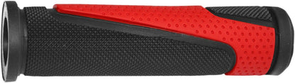 PRO GRIP 807 ATV/MTB DOUBLE DENSITY GRIPS OPEN END BLACK/RED PA080722NERO