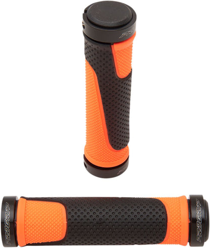 PRO GRIP 997 ATV/MTB LOCK ON DOUBLE DENSITY GRIPS OPEN END FLUO ORANGE/BLACK PA099722AF02