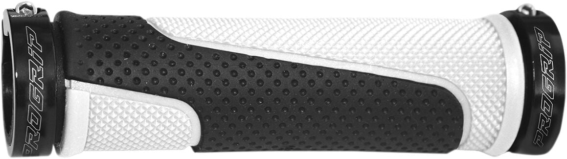 PRO GRIP 997 ATV/MTB LOCK ON DOUBLE DENSITY GRIPS OPEN END WHITE/BLACK PA099722BI02