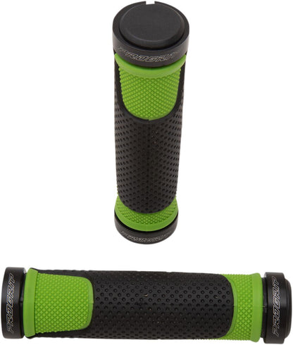 PRO GRIP 997 ATV/MTB LOCK ON DOUBLE DENSITY GRIPS OPEN END FLUO GREEN/BLACK PA099722VF02