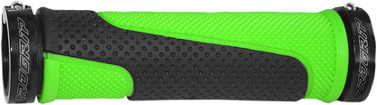 PRO GRIP 997 ATV/MTB LOCK ON DOUBLE DENSITY GRIPS OPEN END FLUO GREEN/BLACK PA099722VF02