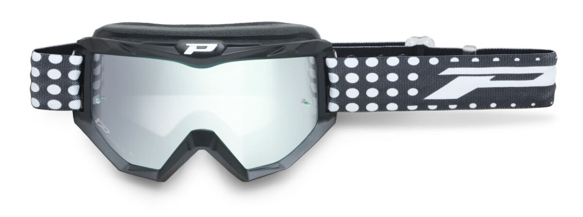 PRO GRIP GOGGLES 3201 ATZAKI BLACK MATT/ MIRROR SILVER PZ3201FL-178