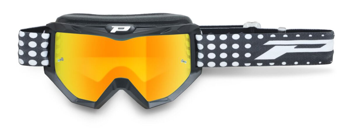 PRO GRIP GOGGLES 3201 ATZAKI BLACK MATT/ MIRROR ORANGE PZ3201FL-186