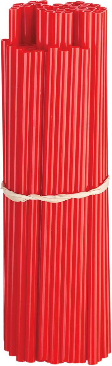 MOOSE 80-PACK POLYURETHANE SPOKE SKINS RED O15-6580R