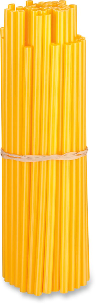 MOOSE 80-PACK POLYURETHANE SPOKE SKINS YELLOW O15-6580Y