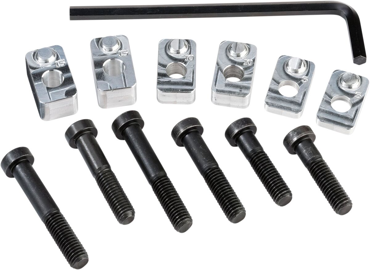 MOOSE HANDLEBAR RISER KIT BLACK/CHROME 23-002