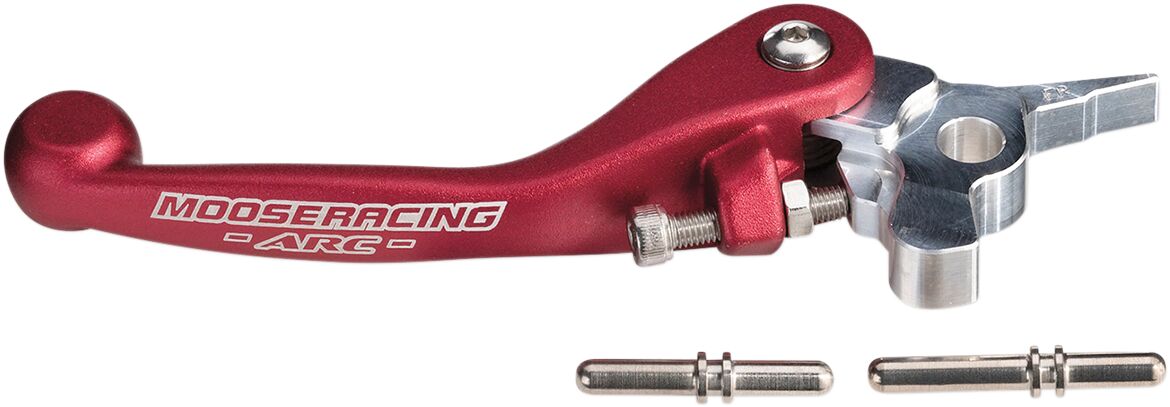 MOOSE CLUTCH LEVER ARC FLEX RED CL-913