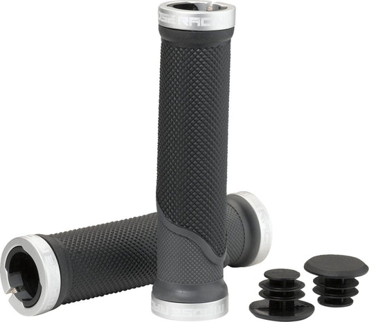 MOOSE MTB GRIP MSE LOCK BK/GY V17-2001
