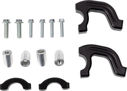 MOOSE EVO2 Debris Deflectors - Black 50-5218B