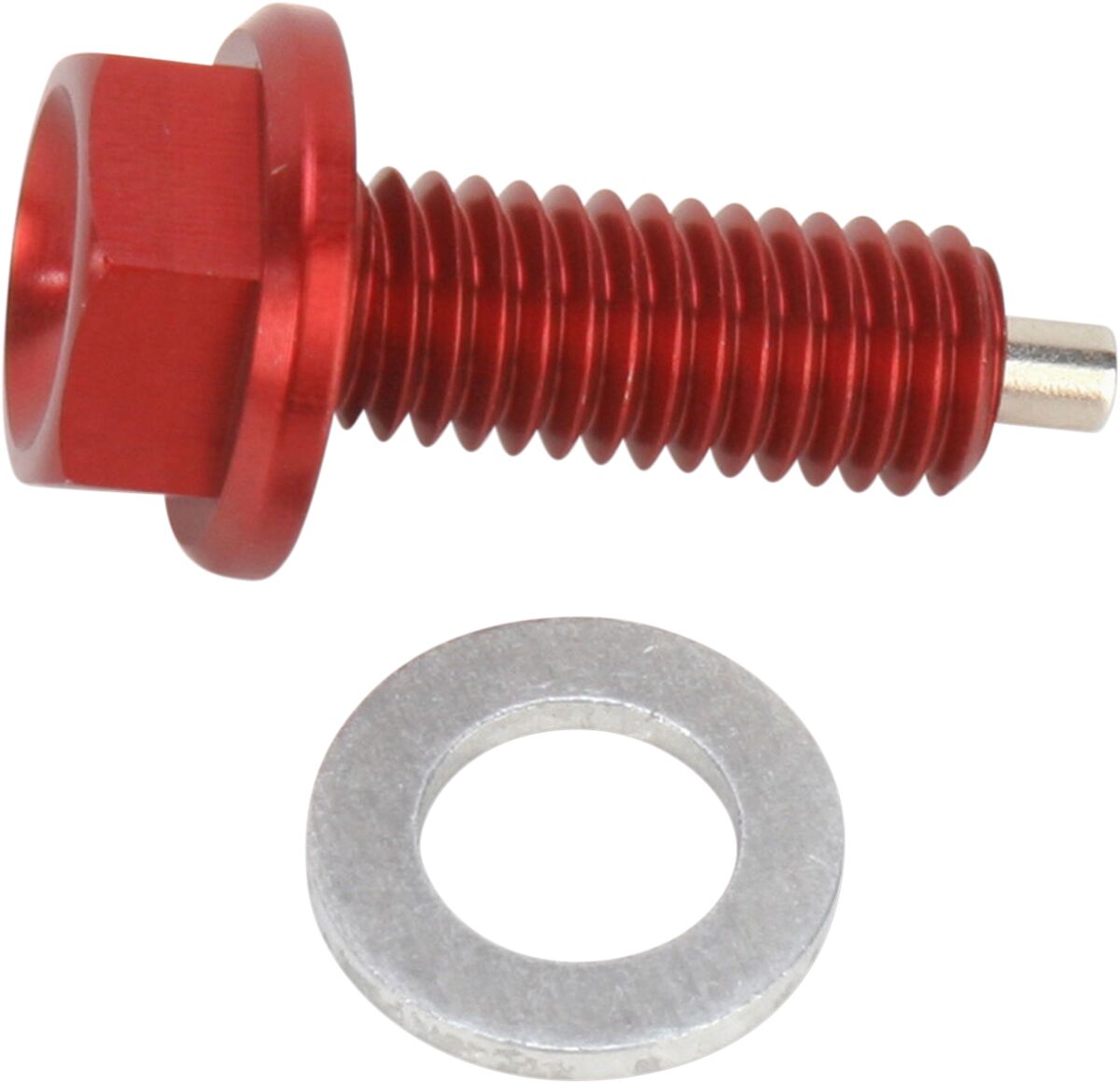 MOOSE MAGNETIC DRAIN PLUG ZIP-TY RED HONDA DP129