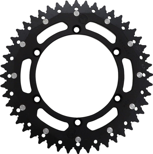 MOOSE REAR SPROCKET / 48 TEETH / 520 PITCH / BLACK/NATURAL / ALUMINIUM/STEEL 1210-460-48-10X