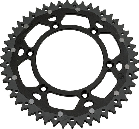 MOOSE REAR SPROCKET / 50 TEETH / 520 PITCH / BLACK/NATURAL / ALUMINIUM/STEEL 1210-822-50-10X