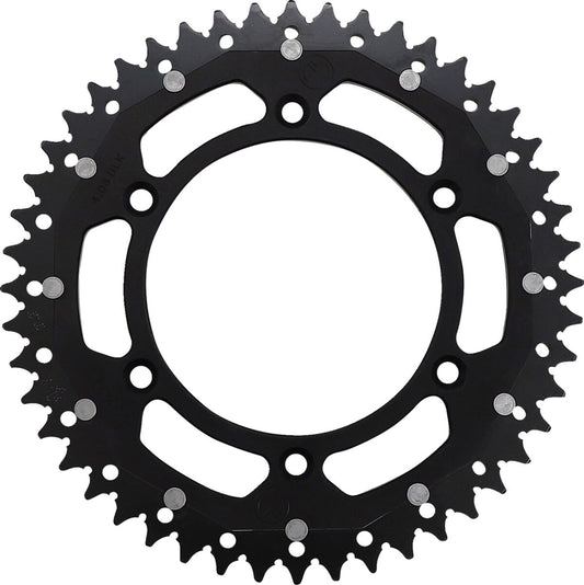 MOOSE REAR SPROCKET / 48 TEETH / 520 PITCH / BLACK/NATURAL / ALUMINIUM/STEEL 1210-897-48-10X