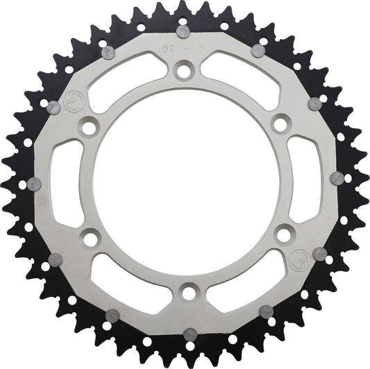 MOOSE REAR SPROCKET / 48 TEETH / 520 PITCH / SILVER/NATURAL / ALUMINIUM/STEEL 1210-897-48-11X