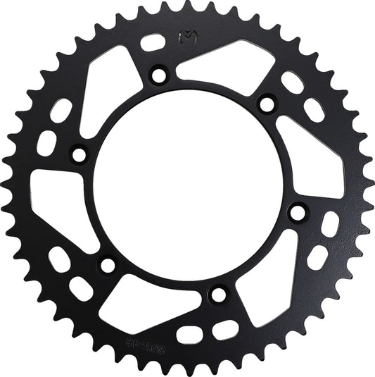 MOOSE REAR SPROCKET / 48 TEETH / 520 PITCH / BLACK / STEEL 1210-897-48-STL