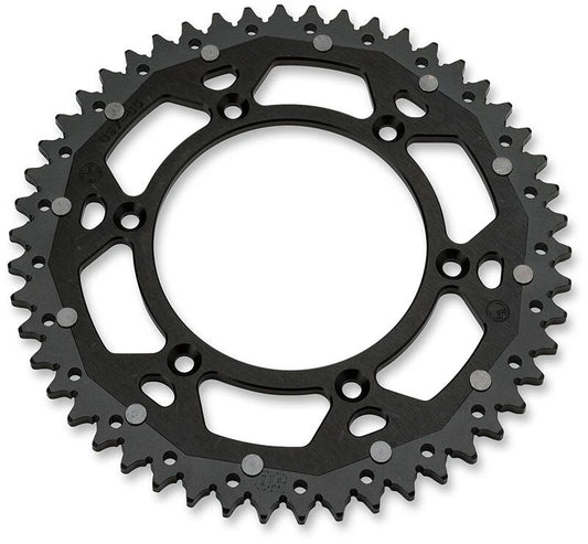 MOOSE REAR SPROCKET / 50 TEETH / 428 PITCH / BLACK|NATURAL / ALUMINUM|STEEL 1210-895-50-10X