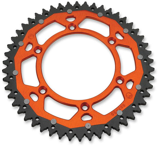 MOOSE REAR SPROCKET / 49 TEETH / 428 PITCH / ORANGE|NATURAL / ALUMINUM|STEEL 1210-895-49-14X