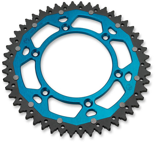 MOOSE REAR SPROCKET / 49 TEETH / 520 PITCH / BLUE|NATURAL / ALUMINUM|STEEL 1210-822-49-12X