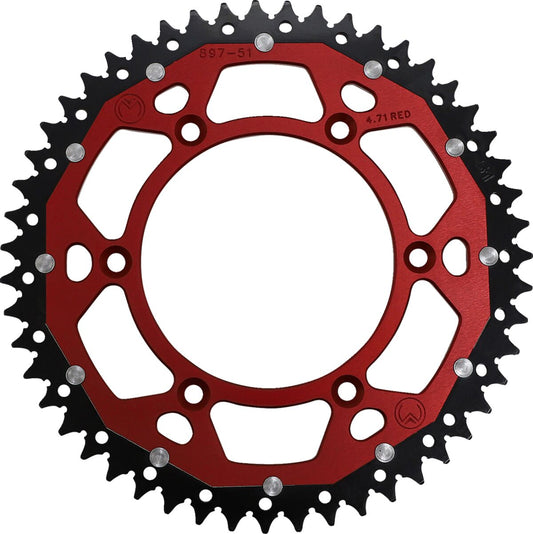 MOOSE SPROCKET DUAL MSE 51 RD 1210-897-51-13X