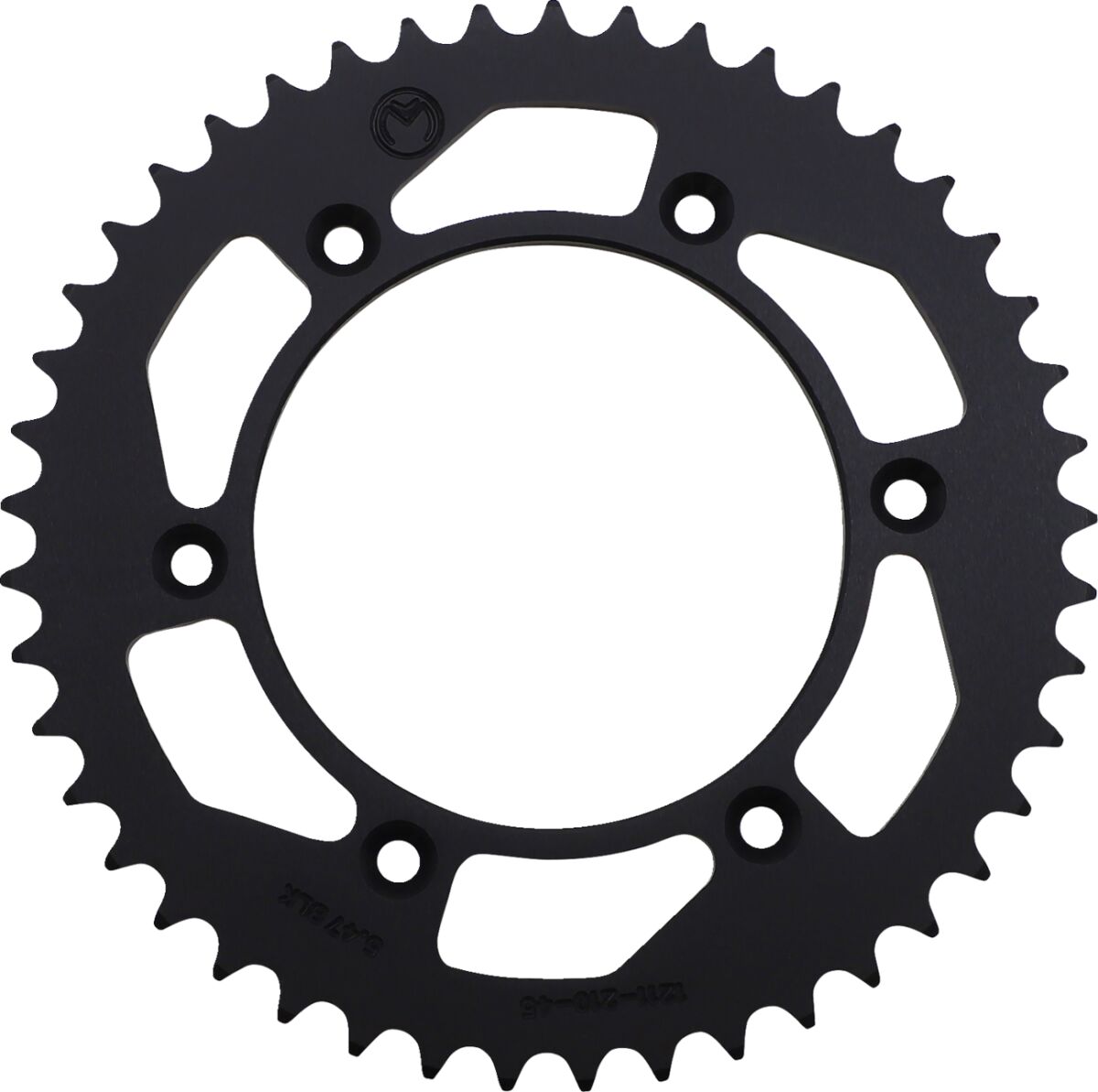 MOOSE REAR SPROCKET 45 TEETH ALUMINIUM BLACK 1211-210-45-10